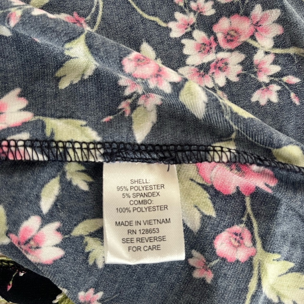 Chelsea Taylor Floral Bell Sleeve Mid Length Dress Women’s Size 8 - Picture 16 of 16